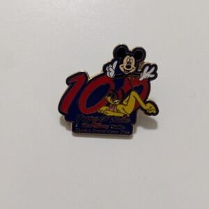 Disney 100 Years Of Magic Mickey & Pluto Pin 2002
